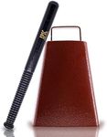 Cow bell with Handle 7 inches and 1