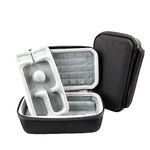 Earphone IEM Case Pouch Organizer | Compact Carrying Case for Earphones, Music Player, DAC & Amp, Cables, Pendrive, SD Card Modular Interior Compartments Carrying Case | Multi-Purpose Travel Bag