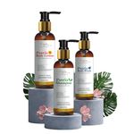 Siya Ayurveda Psoriasis Body and Hair Care Combo Pack 3 - Psoriasis Body Wash for Natural Soothing Skin | Shampoo for Psoria | Body Lotions Moisturisation Cream for Men and Women