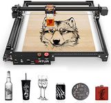 ORTUR Laser Engraver and Cutter, Laser Master 2 Pro, 5.5W Output Power Laser Engraving Machine, Emergency Stop, Flame Detection Laser Engraver for Wood and Metal, Acrylic