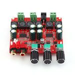 Audio Amplifier Board, 2.1 Channel Stereo Subwoofer Digital Power Amplifier Board, 12V-26V Audio Receiver Module