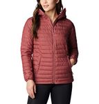 Columbia Women's Silver Falls Hooded Jacket, Beetroot, Medium