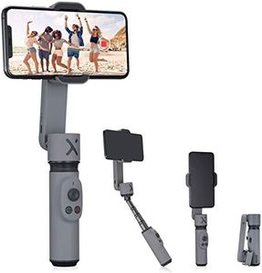 Zhiyun Smooth X Smartphone Gimbal Stabilizer for iPhone 11 Pro Xs Max Xr X 8 Plus 7 6 SE Android Samsung Galaxy S10 Extendable Foldable Cell Phone Vlogging Kit for YouTube TIK Tok Video SmoothX Grey