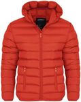 Spindle Mens Plain Black Hooded Pad