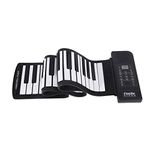 Roll up Piano,Portable 61-Keys Roll up Soft Silicone Flexible Electronic Keyboard Piano，for Home, School,for Birthday Gift