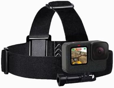 Sametop Soporte de Correa para la Cabeza Compatible con GoPro Hero 13, 12, 11, 10, 9, 8, 7, 6, 5, 4, Session, 3+, 3, 2, 1, Hero (2018), Fusion, dji Osmo Action Cameras
