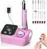 PYVOLA Professional Electric Nail Drill E-File Machine - 45,000 RPM Corded Nail Drills Kit with Low Noise & LED Display for Shaping, Removing & Polishing Acrylic Gel Nails for Salon Home