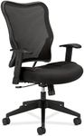 HON Wave Mesh High-Back Task Chair, Black (HVL702)