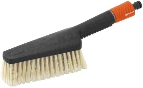 Gardena Brosse de lavage à la main, Grand: mainschrougneuses pour les zones difficiles à atteindre, pour les surfaces sensibles, la régulation essentielle (984-20)
