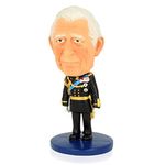 Elgate King Charles III Coronation Commemorative Bobblehead - Perfect Home Decor and Souvenir Collectible Figurine for Fans of the British Royal Family (By LILAJ)