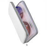 Wismart 70 Capacity Heavy Duty CD DVD Blu-ray Media Case Storage Holder Organizer Wallet (White)