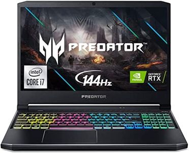 Acer Predator Helios 300 Gaming Laptop, Intel i7-10750H, NVIDIA GeForce RTX 3060 Laptop GPU, 15.6" Full HD 144Hz 3ms IPS Display, 16GB DDR4, 512GB NVMe SSD, WiFi 6, RGB Keyboard, PH315-53-71HN