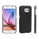 Gorilla Tech Carbon Fiber Back Cover Case Shell for Samsung Galaxy S6 (Black)