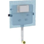 Geberit Alpha Concealed Tank | Without Frame | Naked Flushing Cistern | 10 yrs Warranty | 50 yrs spare parts availability | Pan-India Service Network |8 cm thick | 8L | 109.011.00.1|