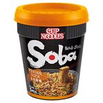 NISSIN Cup Noodles Soba Wok Style Peking Duck Flavoured Instant Noodles, 90 g Pot (Pack of 8)