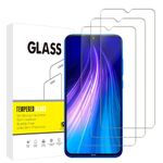 Vuciya [3 Pack] Screen Protector for Xiaomi Redmi Note 8 Tempered Glass,9H hardness HD Anti-scratch Shatter-proof Bubble Free,Compatible with Xiaomi Redmi Note 7/Note 7 Pro/Note 8