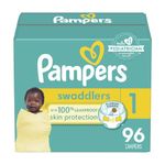 Pampers Swaddlers Newborn Diaper Size 1 96 Count