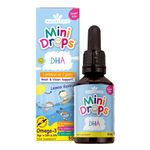 Natures Aid DHA Omega-3 Mini Drops for Infants and Children, Sugar Free, 50 ml