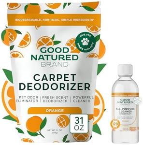 Good Natured Brand | Carpet Deodorizer 31 oz Orange & All-Purpose Cleaner Concentrate 8 oz Orange