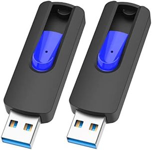 JUANWE USB Flash Drives 128GB 2 Pack 3.0 Flash Drive High Speed Thumb Drive Retractable Slide Memory Sticks for Computers Zip Drive USB Backup Jump Drive with Lanyard Hole