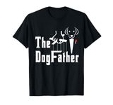 The Dogfather Dog Owner Funny Dog Dad Dog Lover For Men T-Shirt