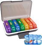 Smarban Pill Organizer 4 Times a Da