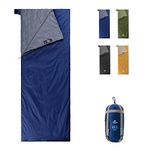 Naturehike Envelope Sleeping Bag – Ultralight Portable, Waterproof, Compact,Comfortable with Compression Sack - 3 Season Sleeping Bags for Traveling, Camping, Hiking, Outdoor Activities