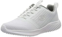 Skechers Men's Bounder Trainers, White White Wht, 9 UK