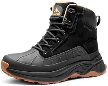 NORTIV 8 Women's Waterproof Hiking Boots Outdoor Trekking Camping Trail Hiking Boots,Size 8,Black,SNHB2312W-W