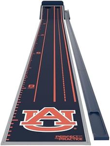 PERFECT PRACTICE Putting Mat Collegiate Edition - Auburn Univ. - Indoor Golf Putting Green with 2 Hole for Practicing at Home or in The Office - Gifts for Golfers - Golf Accessories for Men