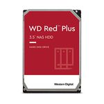 Western Digital 8TB WD Red Plus NAS Internal Hard Drive HDD - 7200 RPM, SATA 6 Gb/s, CMR, 256 MB Cache, 3.5" - WD80EFBX