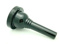 KELLY-12C - Small-shank Trombone/Baritone Lexan-Mouthpiece - Jet-Black