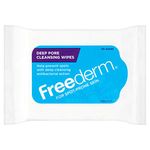 6 x Freederm Deep Pore Cleansing Wipes 25 Wipes