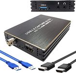 HDMI Audio & Video Capture Card, Game and Live Streaming Device (3G SDI to USB HDMI Capture Card)
