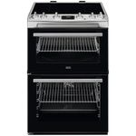 AEG 5000 Series SurroundCook Cooker with Induction Hob CIX6540ACM, Capacity 77/39L, Double Cavity Electric, Catalytic Self-Cleaning Oven, Grill Function, Heat Indicators, Cooling Fan, 894x600x600 mm