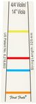 Fingerboard marking FIRST FRET 121, for 4/4 violin and 35,5 cm viola (14"), 325 mm