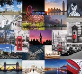 the lazy panda card company 20 London Postcards - Set of 20 Different London/British/English Postcards