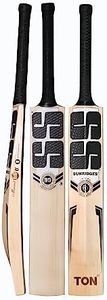 SS Ton Limited Edition English Willow Cricket Bat, Short Handle (Color May Vary)