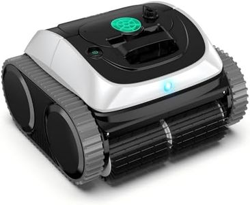 (2025 Upgrade) WYBOT C1-01 Poolroboter für Einbau- & Überbaupools, Poolroboter Akku: 150 Min, Laufzeit. 4-in-1 Poolroboter Akku Wand und Boden Reinigung bis 150m², Smart Navigation & App-Weiß&Hellgrün