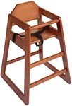 Bolero Dark Wood Finish Wooden High Chair