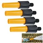 4Pack Hose Nozzles, Hose Pipe Nozzle, Garden Hose Nozzles & Spray Guns, Garden Hose Gun to Adjust The Water Flow for Watering Plant, Lawn, Garden, Car Washing, Showering Pet