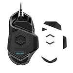 kwmobile Mouse Feet Replacement Compatible with Logitech G502 wired (not for wireless) Computer Mouse Skates Sticker - Black