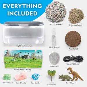 National Geographic Light Up Terrarium Kit – STEM Science Toy for Kids