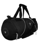 40L Multi-Pockets Sport Travel Duffle Bag – Sleek & Durable Essential Gym, Travel & Sports Bag for Men & Women with Shoe Pocket (Black & Grey)