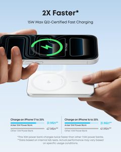 Anker Nano 5000mAh MagSafe Power Bank – Portable Wireless Charger