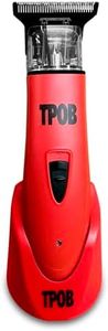 TPOB Ghost X Beard Trimmer Hair Clippers for Men, Professional Hair Trimmer Zero Gapped T-Blade Trimmer Cordless Rechargeable Edgers Clippers Electric Beard Trimmer Shaver (Ghost X Ketchup)