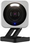 WYZE Cam v4, 2.5K HD WiFi Smart Home Security Camera, Indoor/Outdoor, Pet/Baby Monitor, Motion Activated Spotlight/Siren, Color Night Vision, 2-Way Audio, Works with Alexa & Google, Wired, Grey