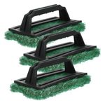 DIYEAH 3pcs Silk Screen Ink Brush Screen Printing Squeegee Screen Print Ink Scrub Screen Printing Scrub Pad Screen Printing Accessories Screen Printing Cleaner Clean Brush Pp Remover Mesh
