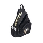 NHL Pittsburgh Penguins NHL Leadoff Sling, Black, Measures 20" in Height, 12" in Length & 7" in Width