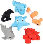 Rhode Island Novelty 3" Sea Life Plush Toys | Bag of 24 Pieces |